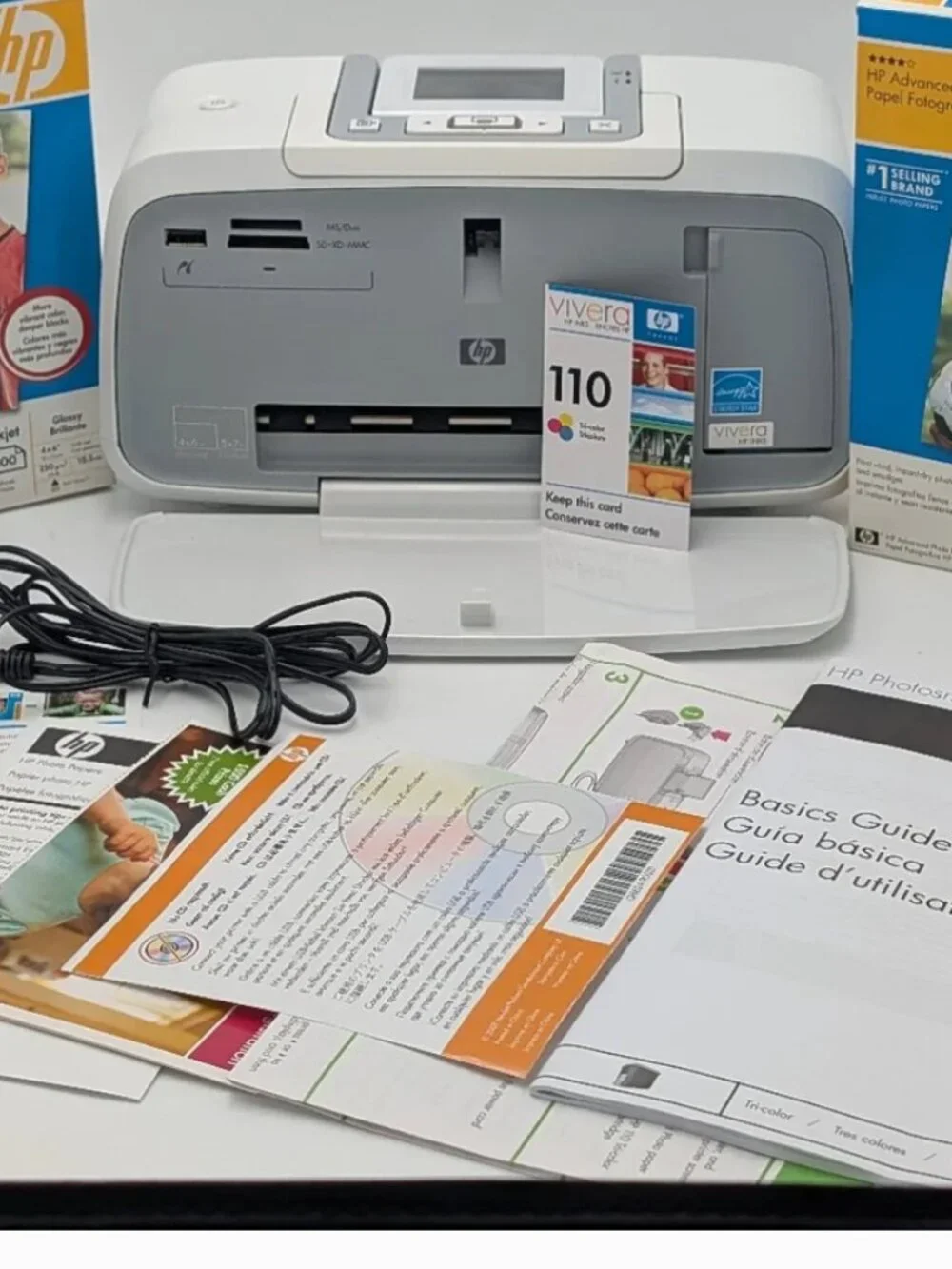 NIB HP Photosmart A536 Compact Photo Printer